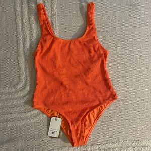 NWT Billabong Summer High One Piece.